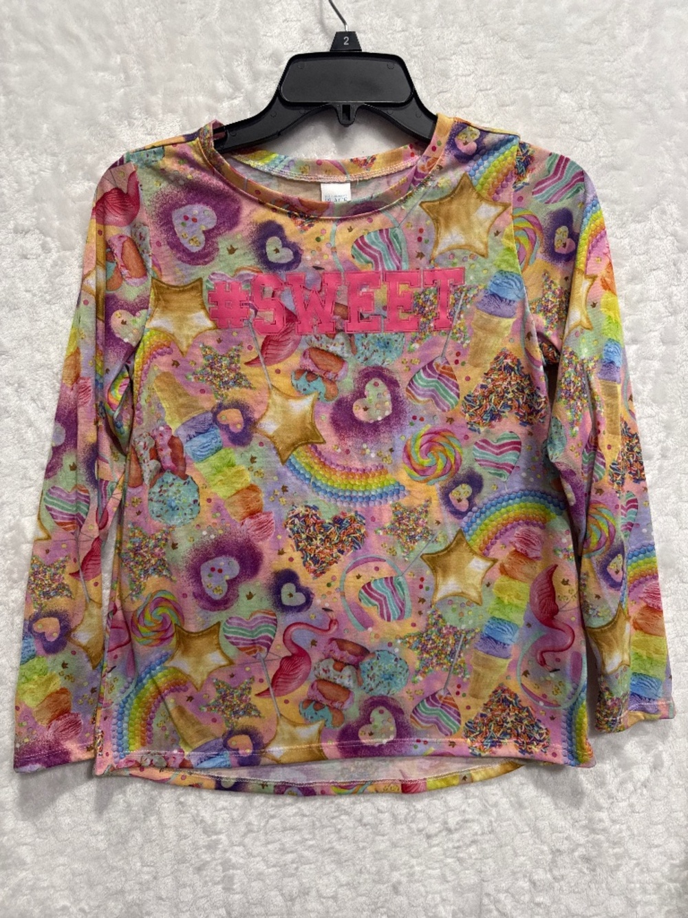 The Children's Place long-sleeve girls' sleepwear pajama top girls size 14-16